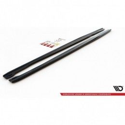 Maxton Side Skirts Diffusers V.2 Audi RS6 C7 Gloss Black, MAXTON DESIGN