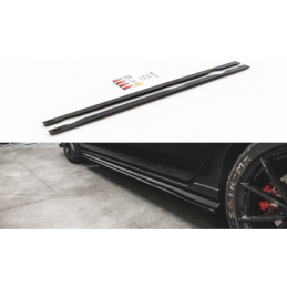 Maxton Side Skirts Diffusers VW Golf 7 GTI TCR RED, VW-GO-7F-GTI-TCR-SD1RED, MAXTON DESIGN Neotuning.com