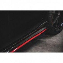 Maxton Side Skirts Diffusers VW Golf 7 GTI TCR RED, Golf 7