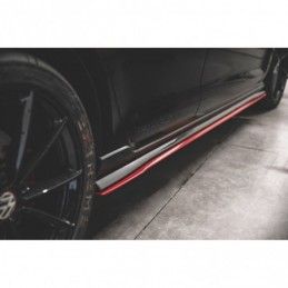 Maxton Side Skirts Diffusers VW Golf 7 GTI TCR RED, Golf 7