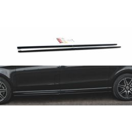 Maxton Side Skirts Diffusers Mercedes-Benz V-Class Long AMG-Line W447 Facelift Gloss Black, MAXTON DESIGN