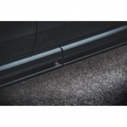 Maxton Side Skirts Diffusers Mercedes-Benz V-Class Long AMG-Line W447 Facelift Gloss Black, MAXTON DESIGN