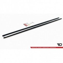 Maxton Side Skirts Diffusers Mercedes-Benz V-Class Long AMG-Line W447 Facelift Gloss Black, MAXTON DESIGN