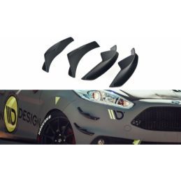 Maxton Front Bumper Wings (Canards) Ford Fiesta 7 ST Facelift , FORD