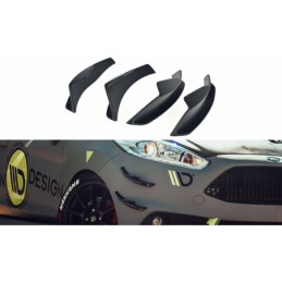 tuning Front Bumper Wings (Canards) Ford Fiesta 7 ST Facelift