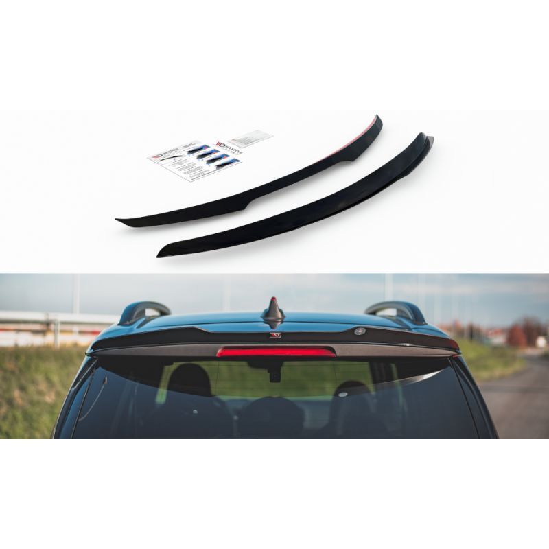 Maxton Spoiler Cap Mini Countryman Mk2 F60 JCW Gloss Black, MAXTON DESIGN