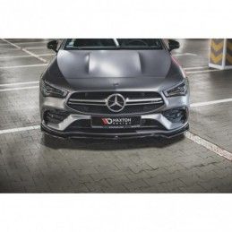 Maxton Front Splitter V.1 Mercedes-AMG CLA 35 Aero C118 Gloss Black, MAXTON DESIGN