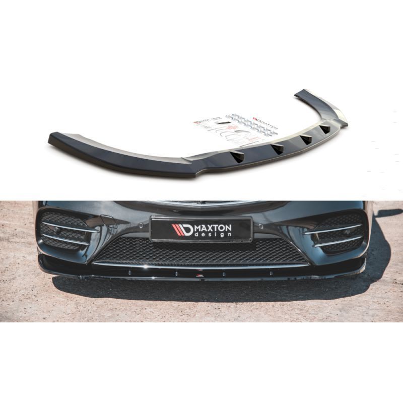 Maxton Front Splitter V.2 Mercedes-Benz V-Class AMG-Line W447 Facelift Gloss Black, MAXTON DESIGN