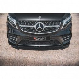 Maxton Front Splitter V.3 Mercedes-Benz V-Class AMG-Line W447 Facelift Gloss Black, MAXTON DESIGN