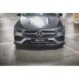 Maxton Front Splitter V.2 Mercedes-AMG CLA 35 Aero C118 Gloss Black, MAXTON DESIGN