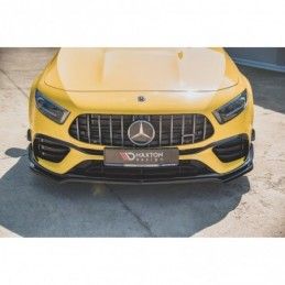 Maxton Front Splitter V.1 Mercedes-AMG A 45 S W177 Gloss Black, MAXTON DESIGN