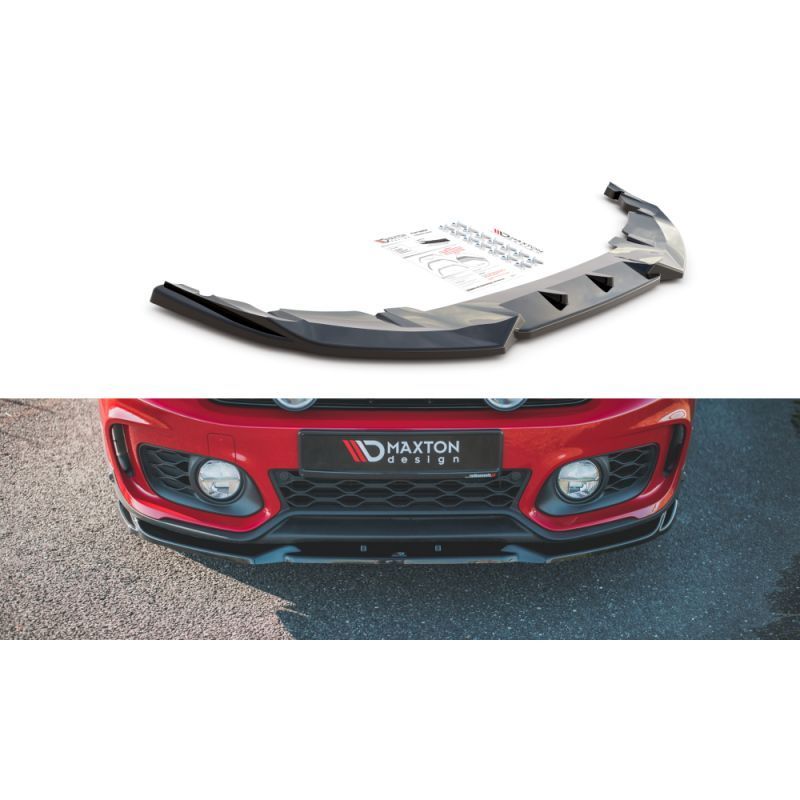 Maxton Front Splitter V.1 Mini Countryman Mk2 F60 JCW Gloss Black, MAXTON DESIGN