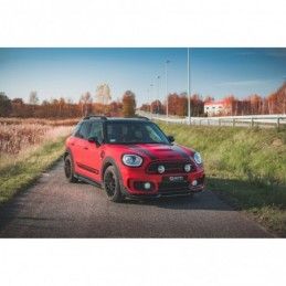 Maxton Front Splitter V.1 Mini Countryman Mk2 F60 JCW Gloss Black, MAXTON DESIGN