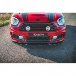 Maxton Front Splitter V.1 Mini Countryman Mk2 F60 JCW Gloss Black, MAXTON DESIGN