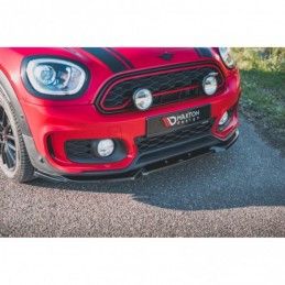 Maxton Front Splitter V.1 Mini Countryman Mk2 F60 JCW Gloss Black, MAXTON DESIGN