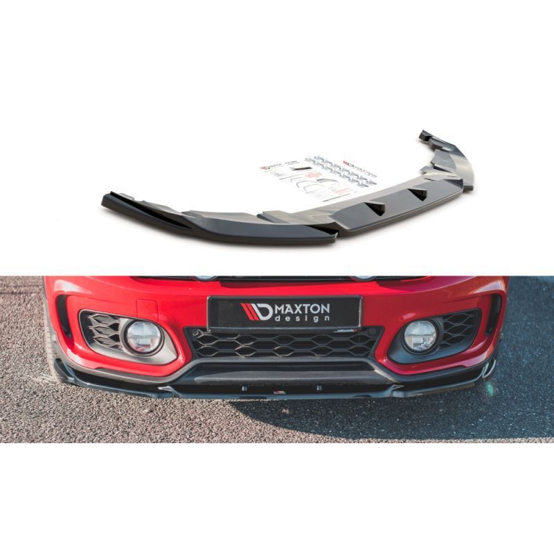 Maxton Front Splitter V.2 Mini Countryman Mk2 F60 JCW Gloss Black, MAXTON DESIGN