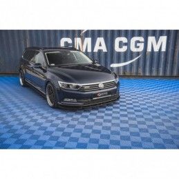 Maxton Front Splitter V.1 Volkswagen Passat B8 Gloss Black, MAXTON DESIGN