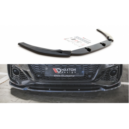 tuning Front Splitter V.2 Audi RS5 F5 Facelift Gloss Black