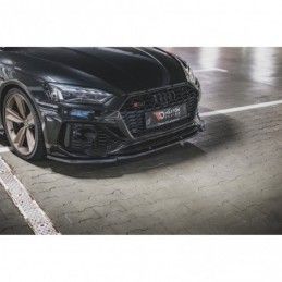 Maxton Front Splitter V.2 Audi RS5 F5 Facelift Gloss Black, MAXTON DESIGN