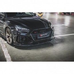 Maxton Front Splitter V.3 Audi RS5 F5 Facelift Gloss Black, MAXTON DESIGN