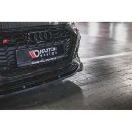 Maxton Front Splitter V.3 Audi RS5 F5 Facelift Gloss Black, MAXTON DESIGN
