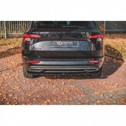 Maxton Central Rear Splitter Skoda Karoq Sportline Gloss Black, MAXTON DESIGN