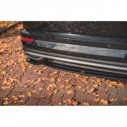 Maxton Central Rear Splitter Skoda Karoq Sportline Gloss Black, MAXTON DESIGN