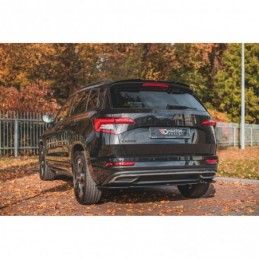 Maxton Central Rear Splitter Skoda Karoq Sportline Gloss Black, MAXTON DESIGN