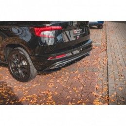 Maxton Central Rear Splitter Skoda Karoq Sportline Gloss Black, MAXTON DESIGN