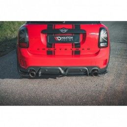 Maxton Central Rear Splitter Mini Countryman Mk2 F60 JCW Gloss Black, MAXTON DESIGN