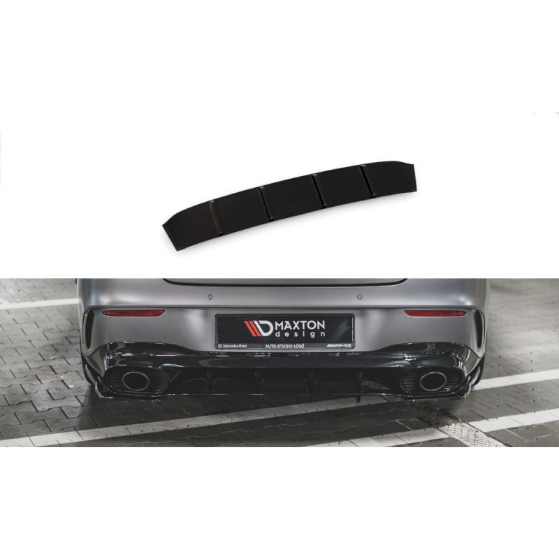 Maxton Rear Valance Mercedes-AMG CLA 35 Aero / 45 Aero C118 Gloss Black, MAXTON DESIGN