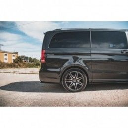 Maxton Rear Side Splitters V.1 Mercedes-Benz V-Class AMG-Line W447 Facelift Gloss Black, MAXTON DESIGN