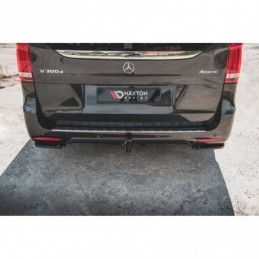 Maxton Rear Side Splitters V.1 Mercedes-Benz V-Class AMG-Line W447 Facelift Gloss Black, MAXTON DESIGN