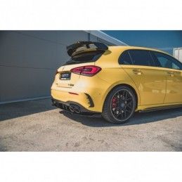 Maxton Rear Side Splitters Mercedes-AMG A 45 S W177 Gloss Black, MAXTON DESIGN