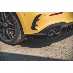 Maxton Rear Side Splitters Mercedes-AMG A 45 S W177 Gloss Black, MAXTON DESIGN