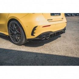 Maxton Rear Side Splitters Mercedes-AMG A 45 S W177 Gloss Black, MAXTON DESIGN