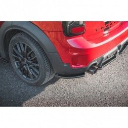 Maxton Rear Side Splitters Mini Countryman Mk2 F60 JCW Gloss Black, MAXTON DESIGN