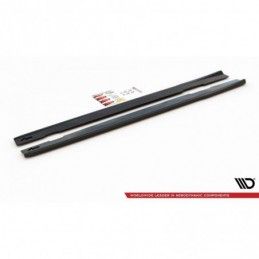 Maxton Side Skirts Diffusers Mercedes-AMG CLA 35 / 45 C118 Gloss Black, MAXTON DESIGN