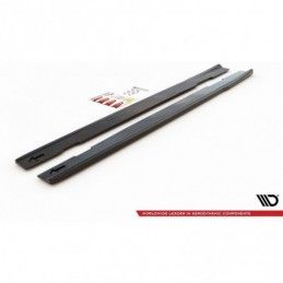 Maxton Side Skirts Diffusers Mercedes-AMG CLA 35 / 45 C118 Gloss Black, MAXTON DESIGN