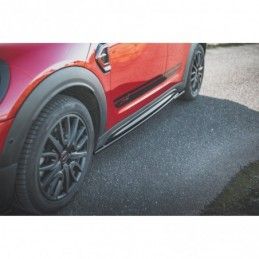 Maxton Side Skirts Diffusers Mini Countryman Mk2 F60 JCW Gloss Black, MAXTON DESIGN