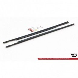 Maxton Side Skirts Diffusers Volkswagen Passat B8 Gloss Black, MAXTON DESIGN