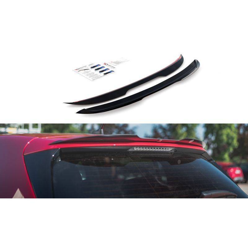 Maxton Spoiler Cap Peugeot 308 GT Mk2 Facelift Gloss Black, MAXTON DESIGN