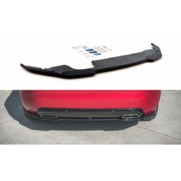 Maxton Central Rear Splitter Peugeot 308 GT Mk2 Facelift Gloss Black, MAXTON DESIGN