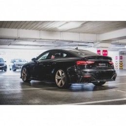 Maxton Rear Side Splitters Audi RS5 F5 Facelift Gloss Black, MAXTON DESIGN