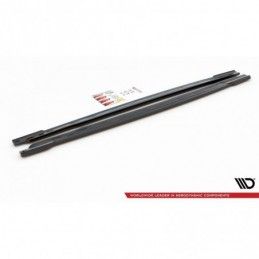 Maxton Side Skirts Diffusers Audi RS5 Sportback F5 Facelift Gloss Black, MAXTON DESIGN