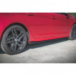 Maxton Side Skirts Diffusers Peugeot 308 GT Mk2 Facelift Gloss Black, MAXTON DESIGN