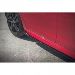 Maxton Side Skirts Diffusers Peugeot 308 GT Mk2 Facelift Gloss Black, MAXTON DESIGN