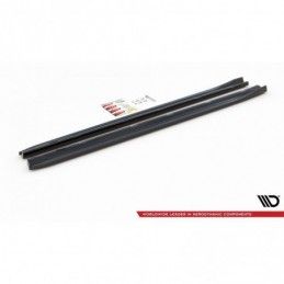 Maxton Side Skirts Diffusers Peugeot 308 GT Mk2 Facelift Gloss Black, MAXTON DESIGN