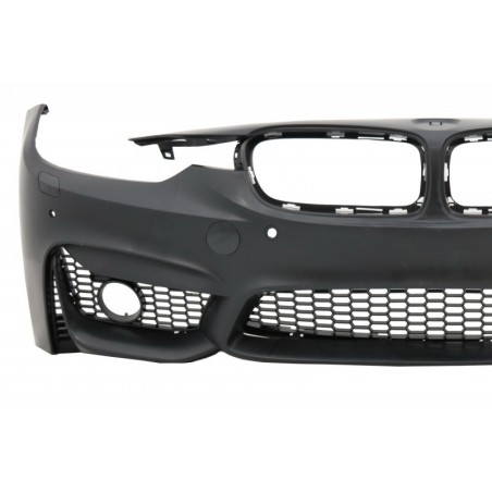 Front Bumper suitable for BMW 3 Series F30 F31 Non LCI & LCI (2011-2018) M3 Sport EVO Design With Housing Fog Lights, Serie 3 F3