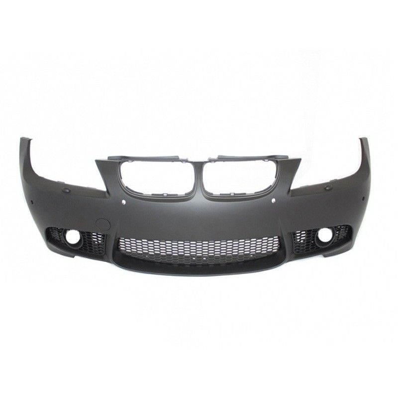 Front Bumper suitable for BMW 3 Series E90 E91 Touring LCI Facelift (2008-2011) M3 Design with PDC, Without Fog Lights, Serie 3 